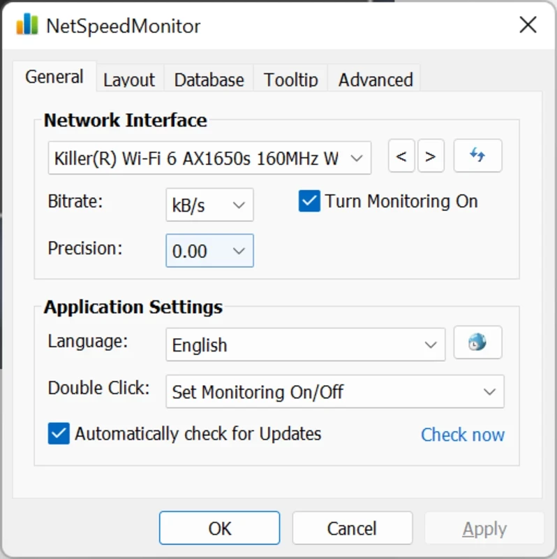 NetSpeedMonitor — ภาพหน้าจอ 1